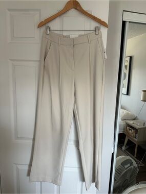 Women’s Tailored Cream Dress Pants